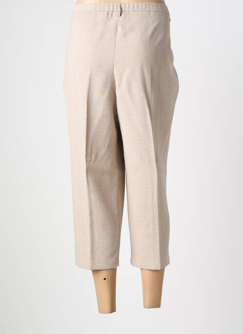 Pantacourt taille élastique taille normale beige GUY DUBOUIS femme