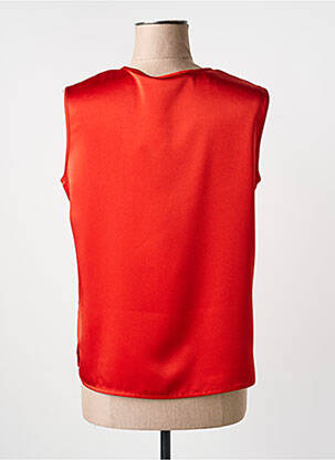 Top stretch sans manche rouge SOMMERMANN femme