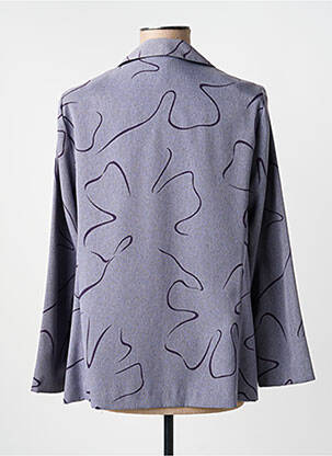 Blazer manches longues violet LISA CHESNAY femme