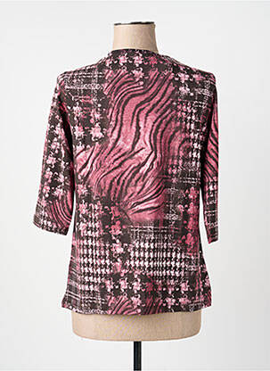 T-shirt manches 3/4 manches 3/4 violet BARBARA LEBEK femme