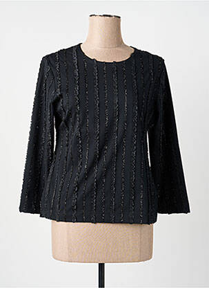 Top stretch manches 3/4 noir PAUL MAUSNER femme