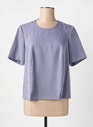 Top manches courtes manches courtes violet LISA CHESNAY femme
