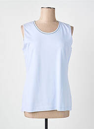 Débardeur stretch sans manche bleu RAVE femme