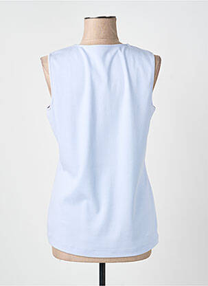 Débardeur stretch sans manche bleu RAVE femme