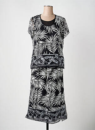 Ensemble jupe coupe cintrée noir GUY DUBOUIS femme
