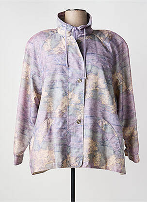 Coupe-vent poches sans capuche violet BARBARA LEBEK femme