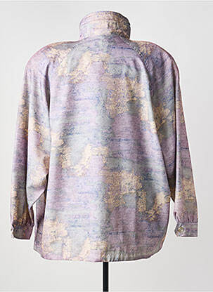 Coupe-vent manches longues sans capuche violet BARBARA LEBEK femme