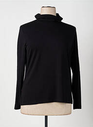 Sous-pull stretch manches longues noir FRANK WALDER femme