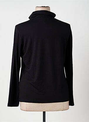Sous-pull stretch manches longues noir FRANK WALDER femme