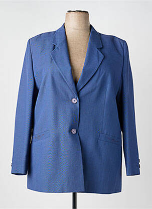 Blazer poignets boutonnés bleu BARBARA LEBEK femme