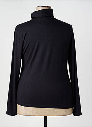 Sous-pull stretch manches longues noir KANANGA femme
