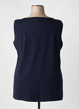 Débardeur stretch sans manche bleu BARBARA LEBEK femme