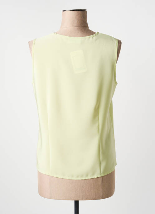 Top coupe fluide sans manche vert SOMMERMANN femme