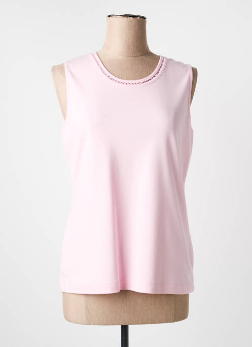 Débardeur stretch sans manche rose RABE femme