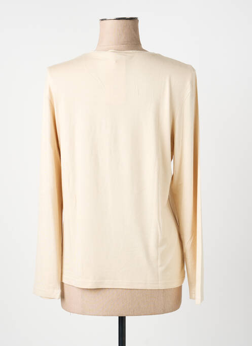 T-shirt manches longues manches longues beige LUCIA femme