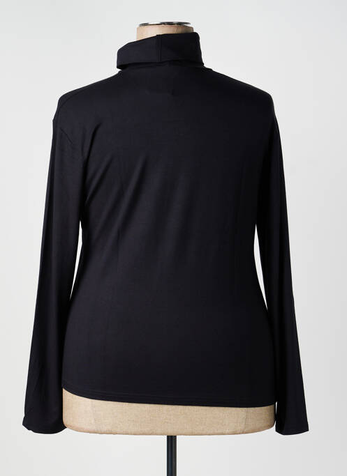 Sous-pull stretch manches longues noir KANANGA femme