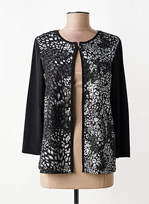 Gilet manches longues manches 3/4 noir ERFO femme