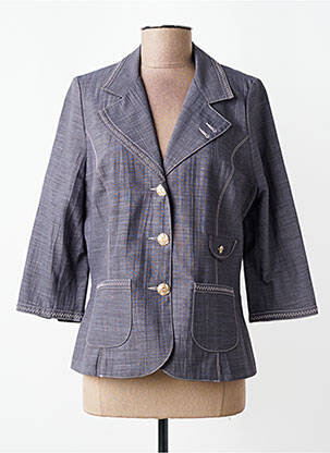 Blazer poches bleu FRANCE RIVOIRE femme