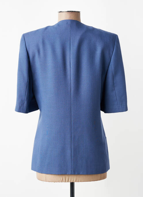 Veste chic col v bleu BARBARA LEBEK femme