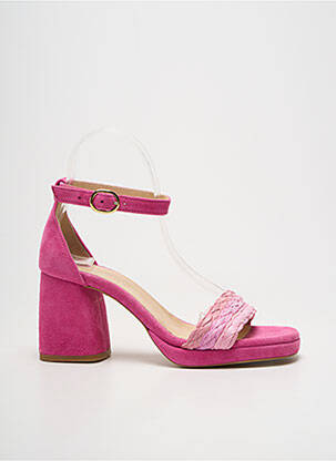 Sandales/nu pieds fermeture bride(s) talon de 7 à 9cm rose FABIENNE CHAPOT femme