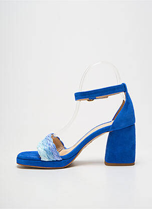 Sandales/nu pieds fermeture bride(s) talon de 7 à 9cm bleu FABIENNE CHAPOT femme