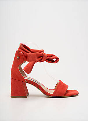 Sandales/nu pieds talon bottier talon de 4 à 6cm orange FABIENNE CHAPOT femme