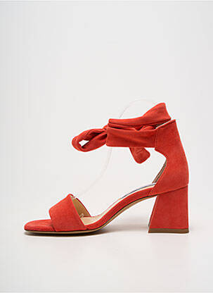 Sandales/nu pieds talon bottier talon de 4 à 6cm orange FABIENNE CHAPOT femme