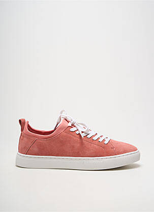 Baskets bout rond talon plat jusqu'à 3cm rose YAYA femme