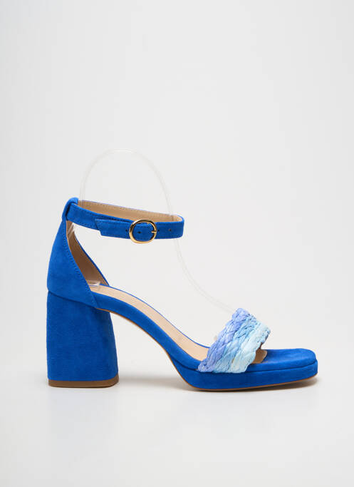 Sandales/nu pieds fermeture bride(s) talon de 7 à 9cm bleu FABIENNE CHAPOT femme