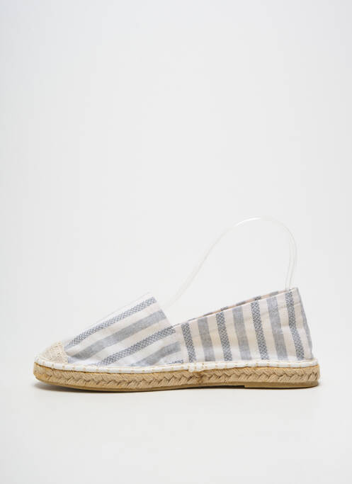 Espadrilles bout rond talon plat jusqu'à 3cm bleu YAYA femme