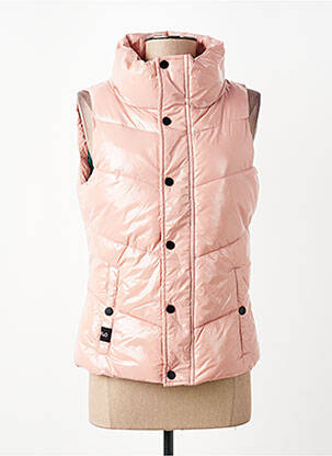 Doudoune poches sans capuche rose ROSE GARDEN femme
