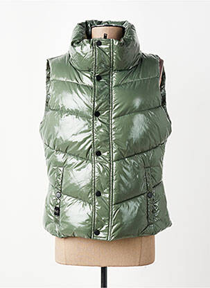 Doudoune poches sans capuche vert ROSE GARDEN femme