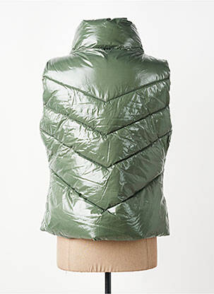 Doudoune poches sans capuche vert ROSE GARDEN femme