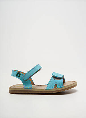 Sandales/nu pieds fermeture scratch bout ouvert bleu EL NATURALISTA fille