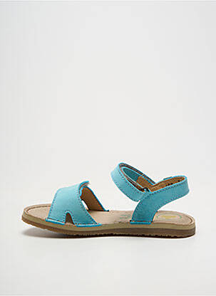 Sandales/nu pieds fermeture scratch bout ouvert bleu EL NATURALISTA fille