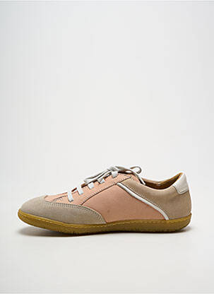 Baskets fermeture lacets bout rond rose EL NATURALISTA fille