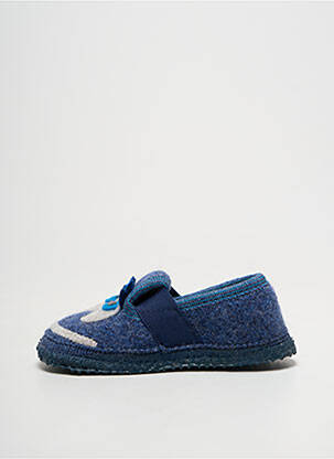 Chaussons/pantoufles bout rond bout rond bleu GIESSWEIN garçon