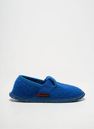 Chaussons/pantoufles bout rond bout rond bleu GIESSWEIN garçon