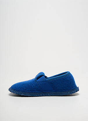 Chaussons/pantoufles bout rond bout rond bleu GIESSWEIN garçon