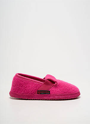 Chaussons/pantoufles bout rond bout rond rose GIESSWEIN fille