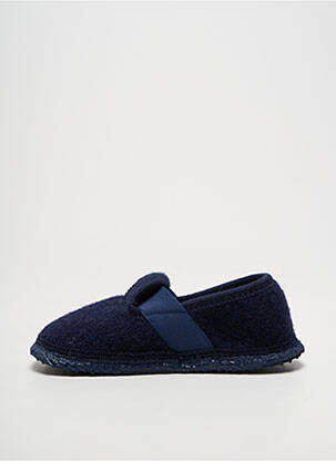Chaussons/pantoufles bout rond bout rond bleu GIESSWEIN garçon