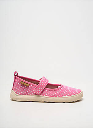 Ballerines bout rond bout rond rose BISGAARD fille