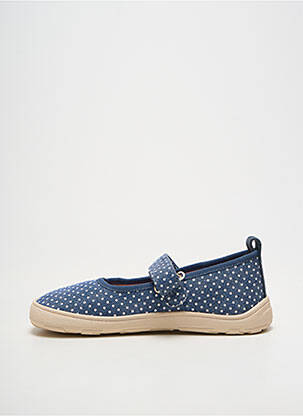 Ballerines bout rond bout rond bleu BISGAARD fille