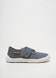 Baskets semelle amovible bout rond bleu BISGAARD garcon