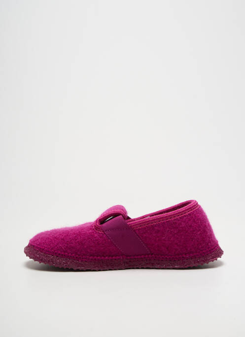 Chaussons/pantoufles bout rond bout rond rose GIESSWEIN fille