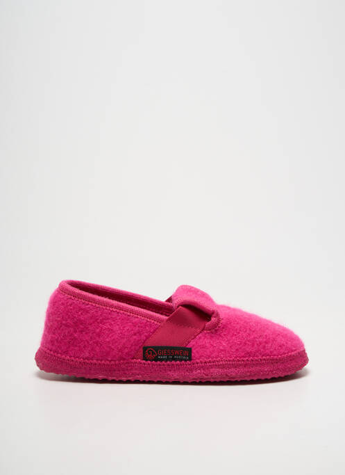 Chaussons/pantoufles bout rond bout rond rose GIESSWEIN fille
