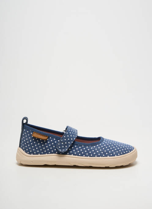 Ballerines bout rond bout rond bleu BISGAARD fille