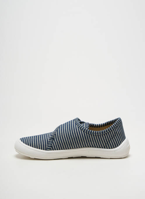 Baskets semelle amovible bout rond bleu BISGAARD garcon