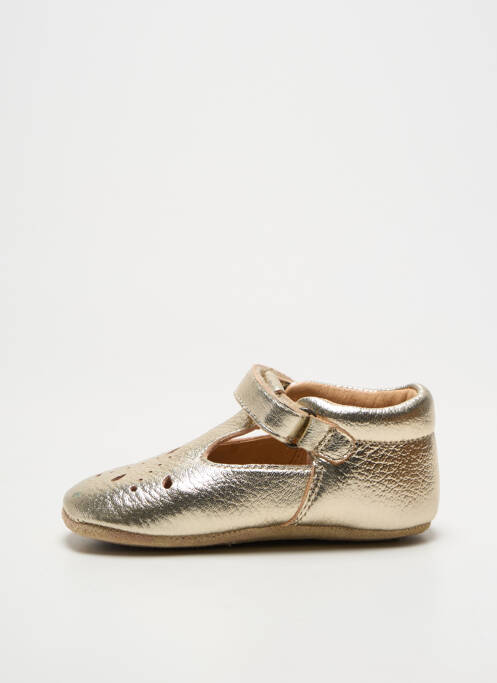 Bottillons fermeture scratch bout rond or BISGAARD fille