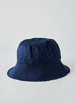 Chapeau tissage popeline bleu MTM homme